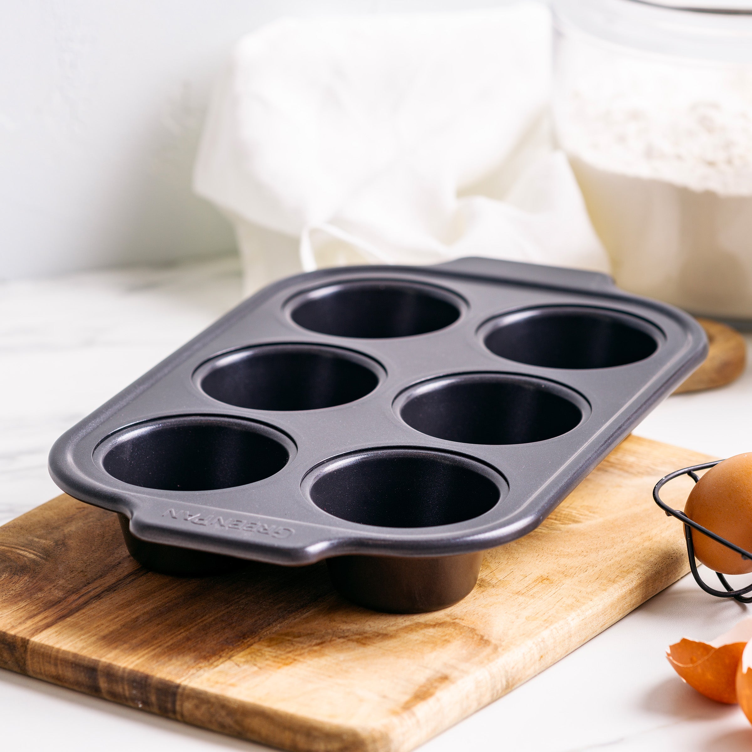 greenpan-bistro-moule-muffins-6-pcs-acier-aluminis-antiadh-sif-sans-pfas image 4