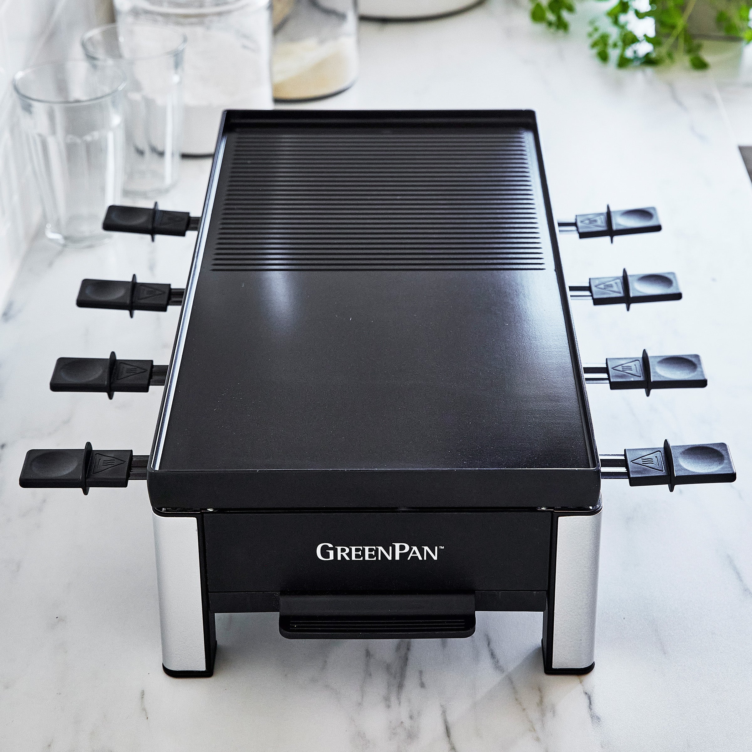 greenpan-bistro-gourmet-plancha-de-table-2-en-1-pour-8-personnes image 2