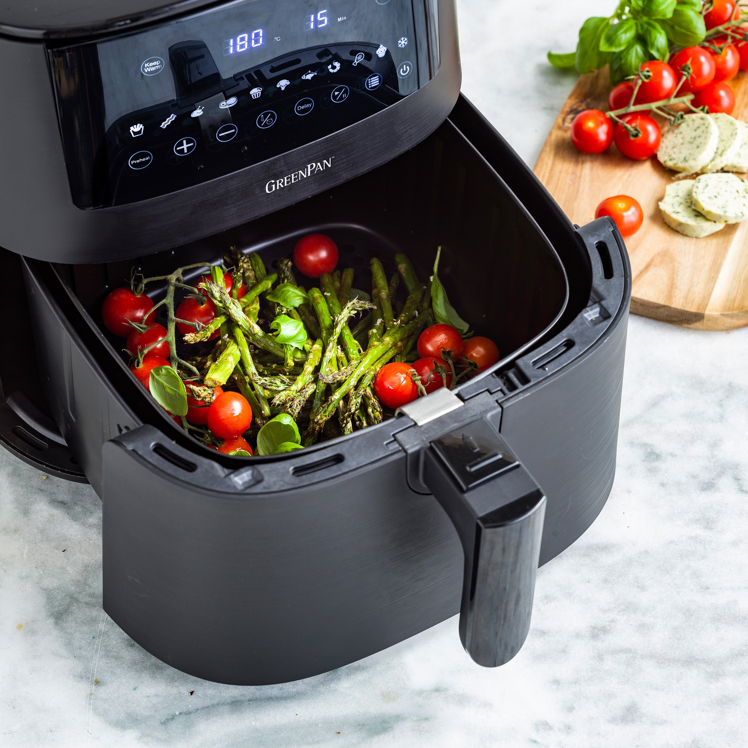 greenpan-bistro-xxl-air-fryer-friteuse-air-chaud-xxl-pour-friture-sans-huile image 5