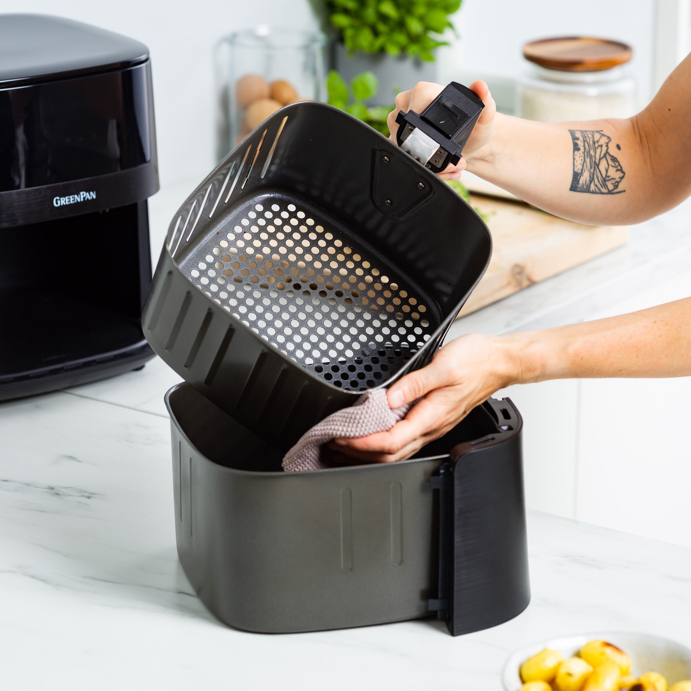 greenpan-bistro-xxl-air-fryer-friteuse-air-chaud-xxl-pour-friture-sans-huile image 8
