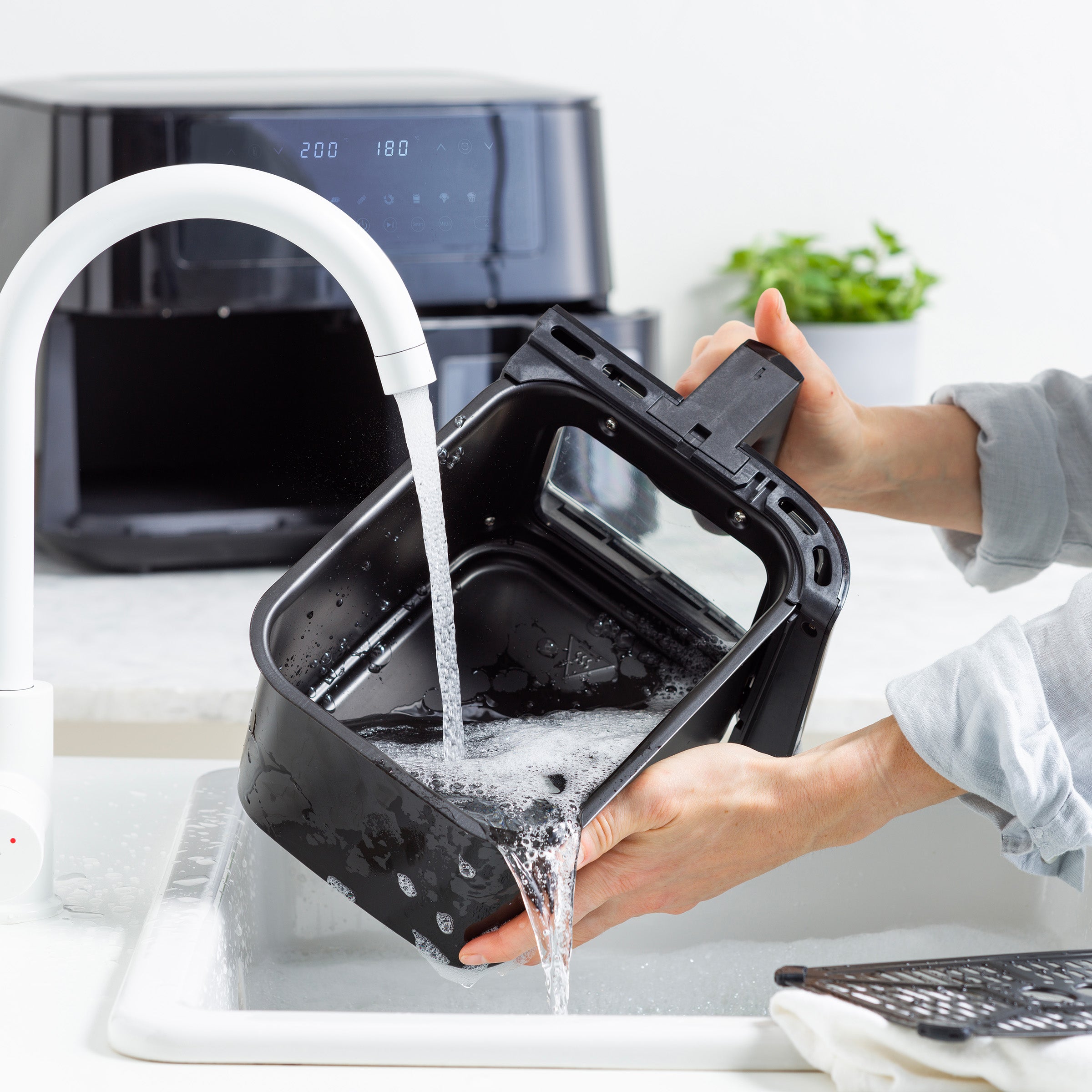 greenpan-bistro-dual-zone-air-fryer-2-bacs-6-personnes-technologie-sync-air image 8
