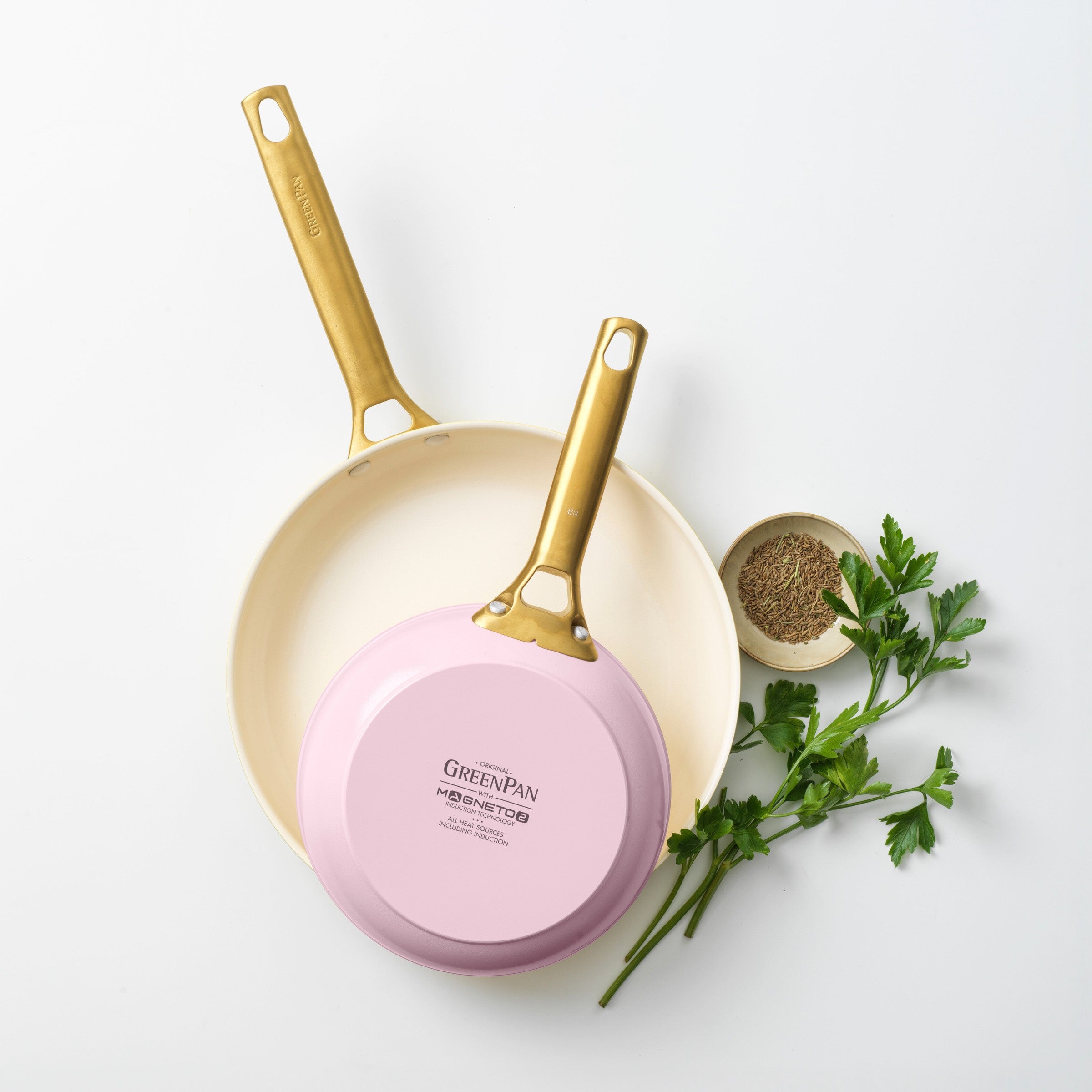 greenpan-padova-reserve-pink-set-de-2-po-les-20-26-cm-rev-tement-c-ramique-premi image 2