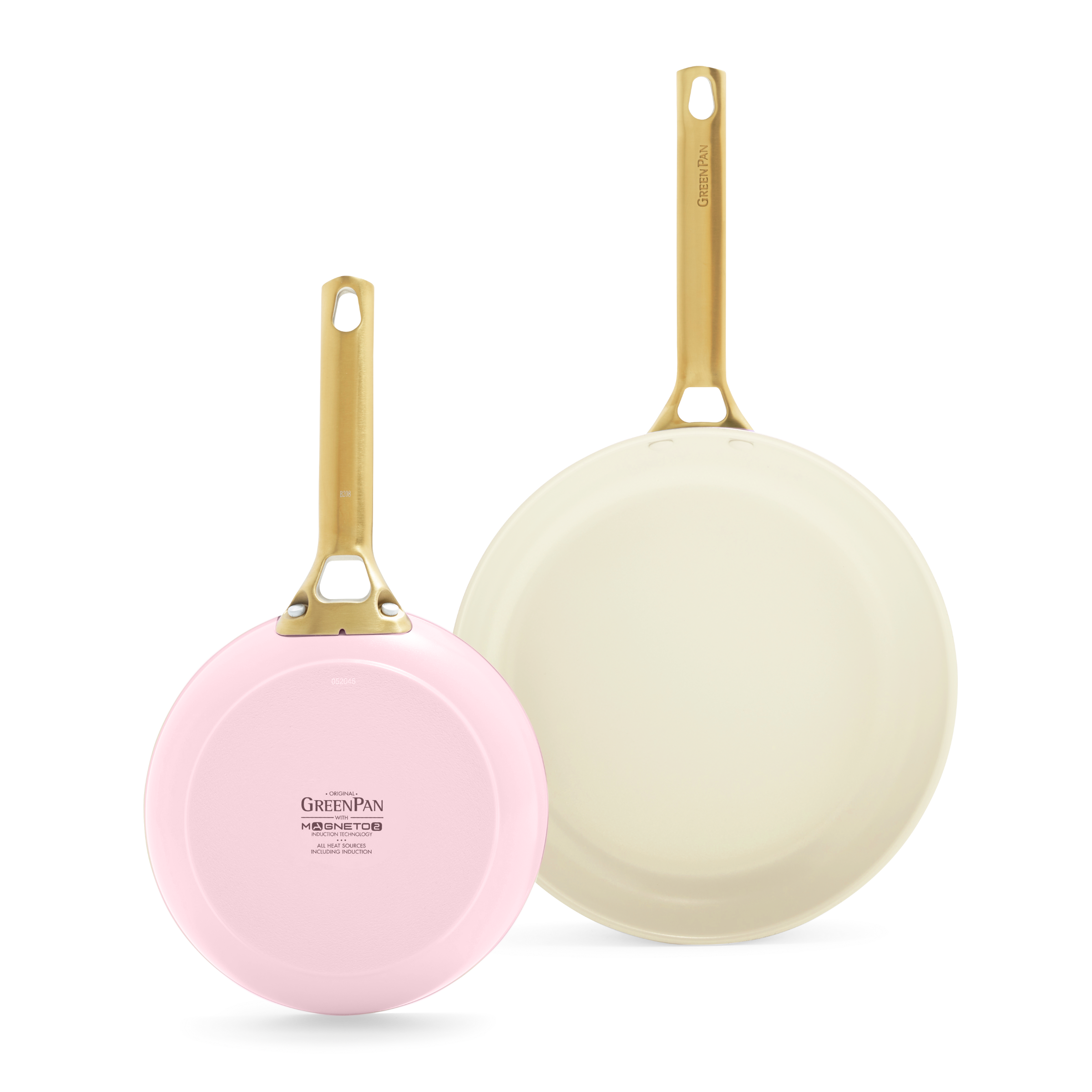 greenpan-padova-reserve-pink-set-de-2-po-les-20-26-cm-rev-tement-c-ramique-premi image 1