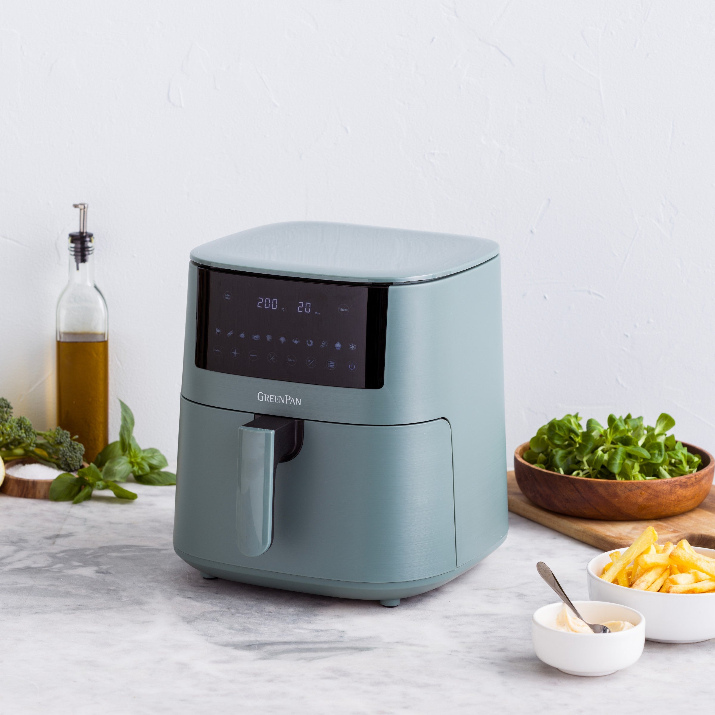 greenpan-bistro-xxl-airfryer-friteuse-air-7-2-l-smokey-blue-antiadh-sif-c-ramiqu image 5