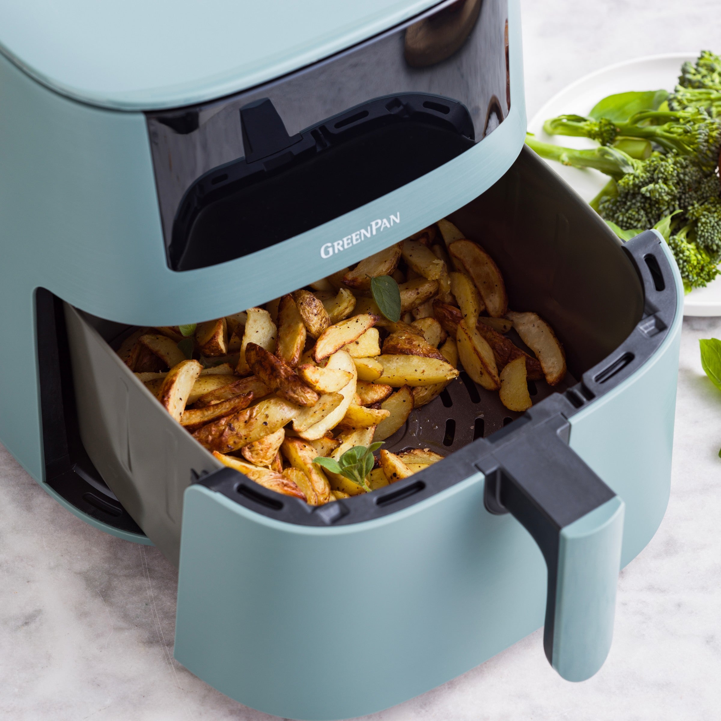 greenpan-padova-smokey-blue-ensemble-11-pi-ces-casseroles-aluminium-forg-inducti image 3
