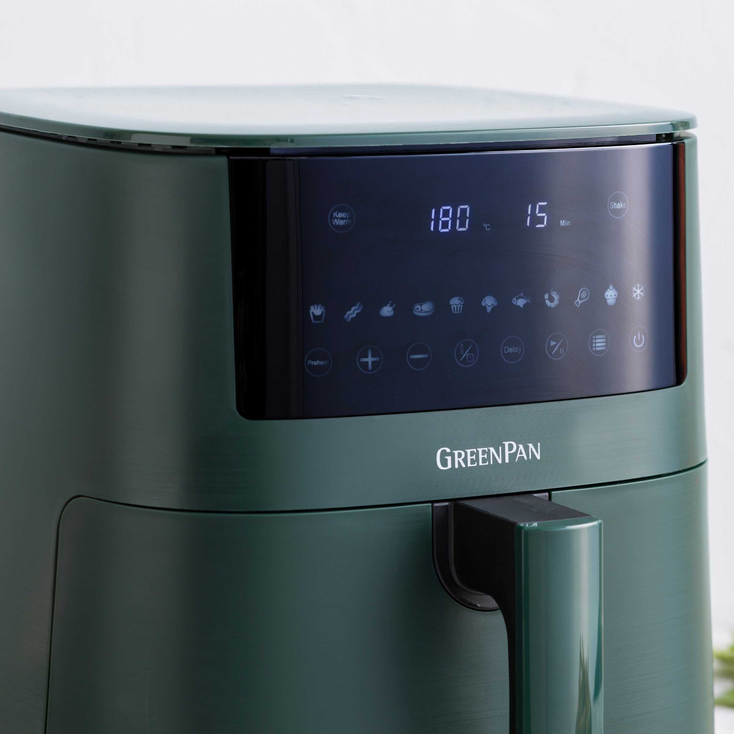 greenpan-air-fryer-bistro-xxl-7-2-l-pine-green-c-ramique-sans-pfas-11-pr-r-glage image 3