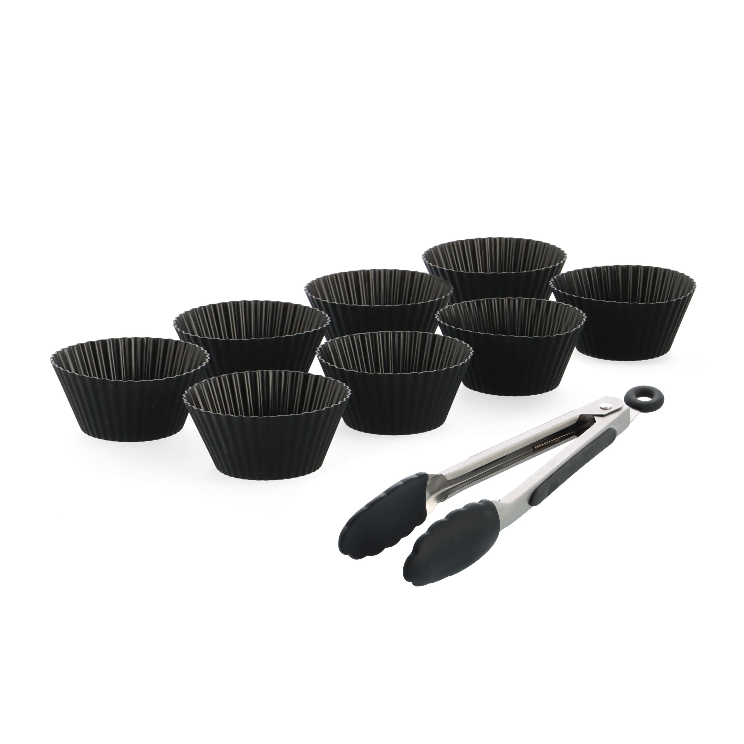 greenpan-air-fryer-accessories-ensemble-de-moules-9-pi-ces-moules-muffins-en-sil image 1