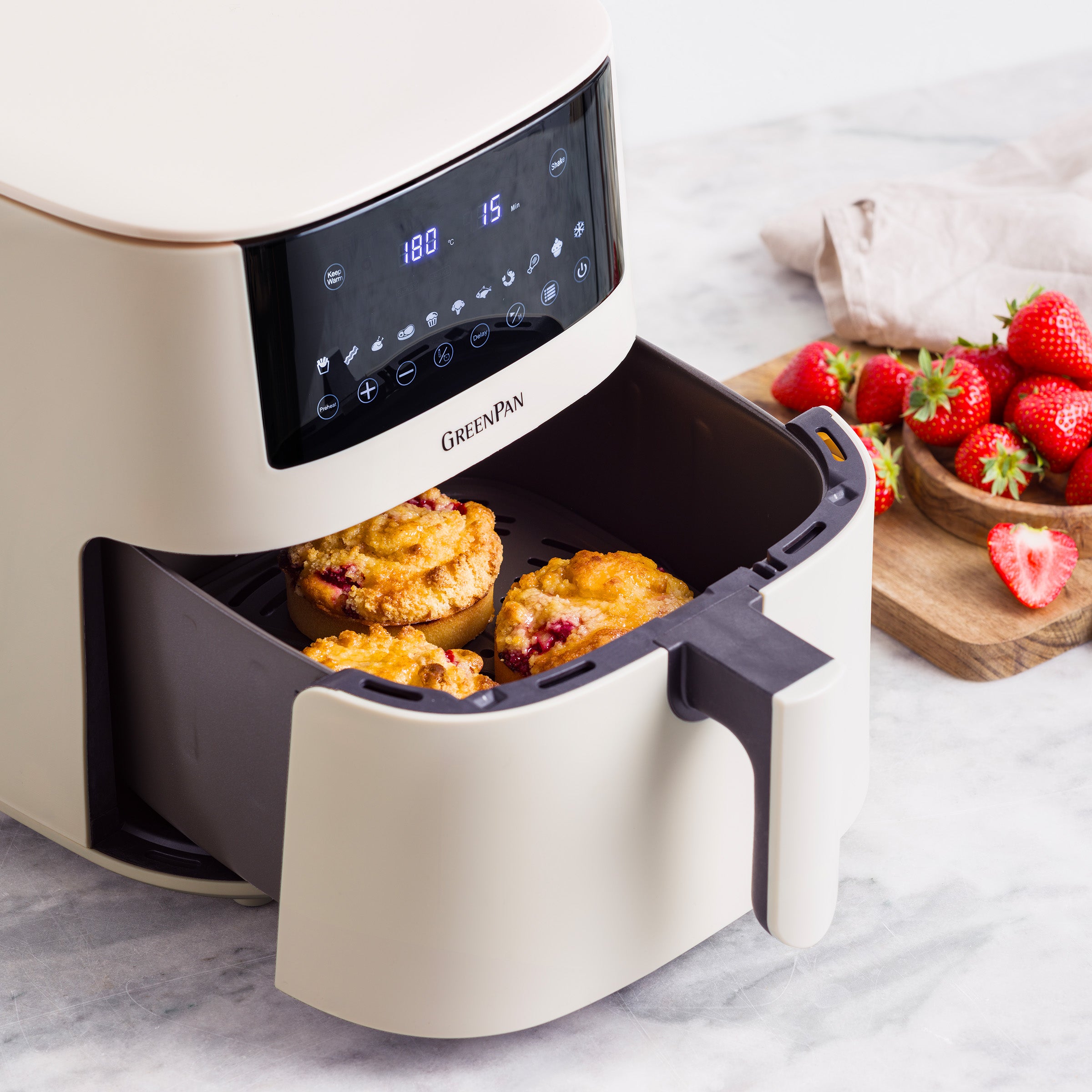 greenpan-bistro-xxl-airfryer-7-2-l-cr-me-friteuse-air-sans-pfas-rev-tement-c-ram image 5