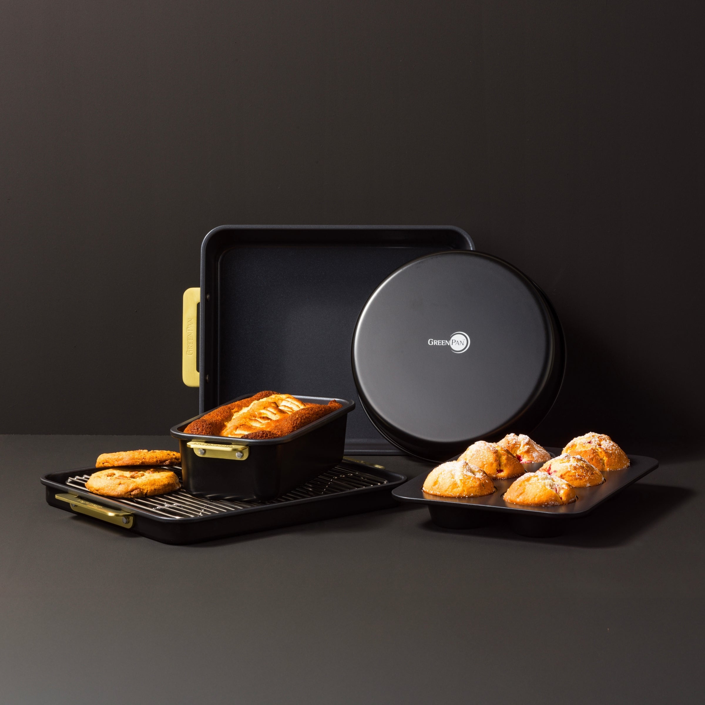greenpan-padova-reserve-black-set-de-6-moules-acier-aluminis-pais-c-ramique-sans image 2