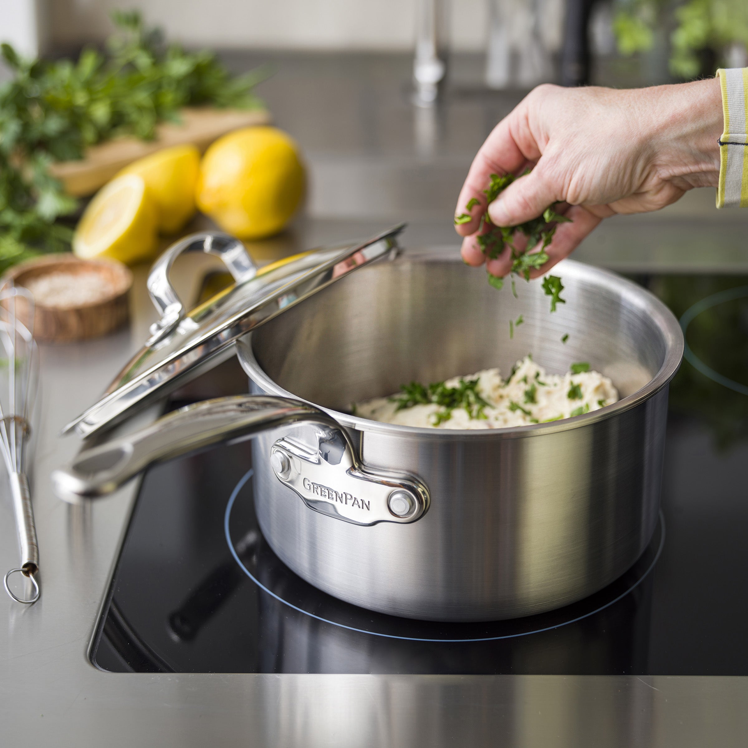 greenpan-premiere-pro-casserole-16-cm-inox-5-couches-compatible-induction-favori image 5