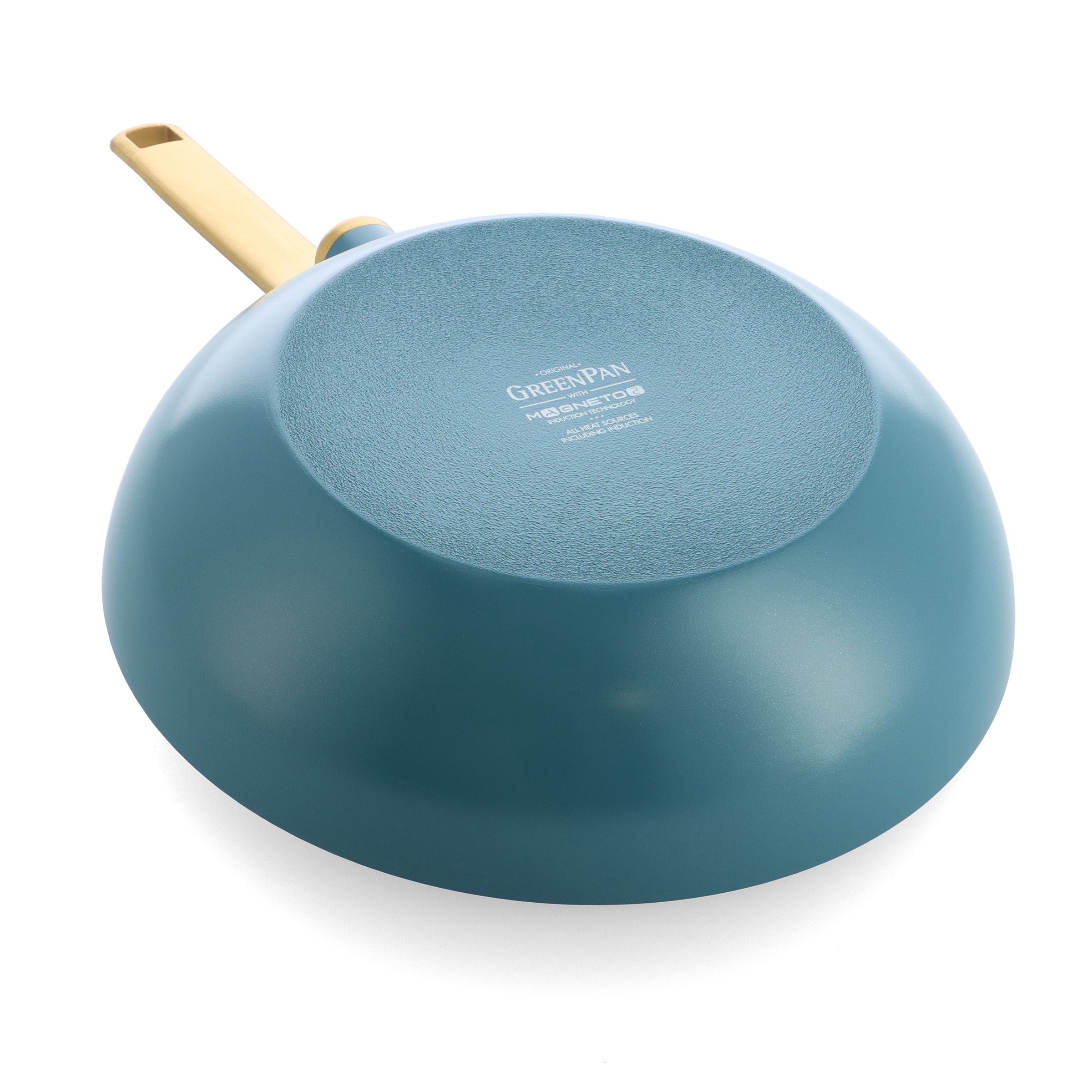 greenpan-evolution-wok-28-cm-bleu-sans-pfas-avec-technologie-balance-pro-base-in image 4