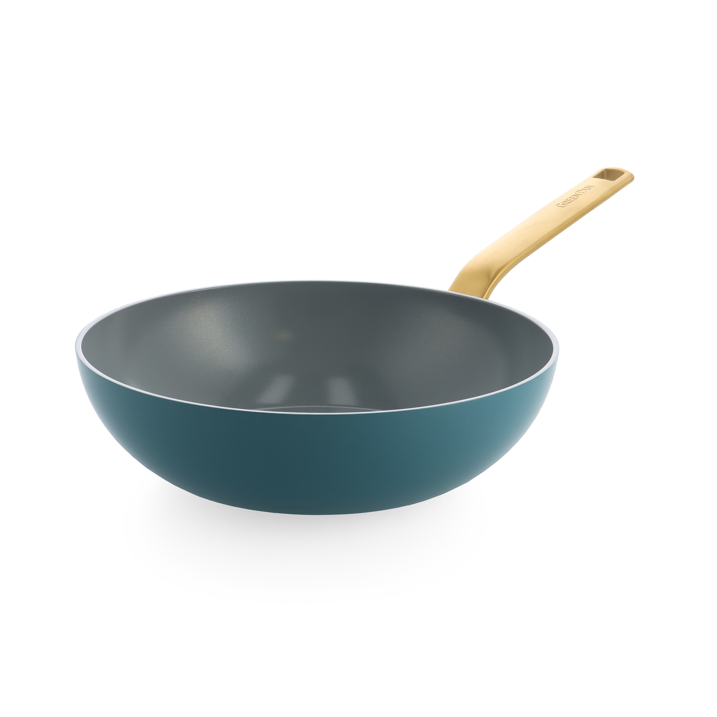 greenpan-evolution-wok-28-cm-bleu-sans-pfas-avec-technologie-balance-pro-base-in image 1