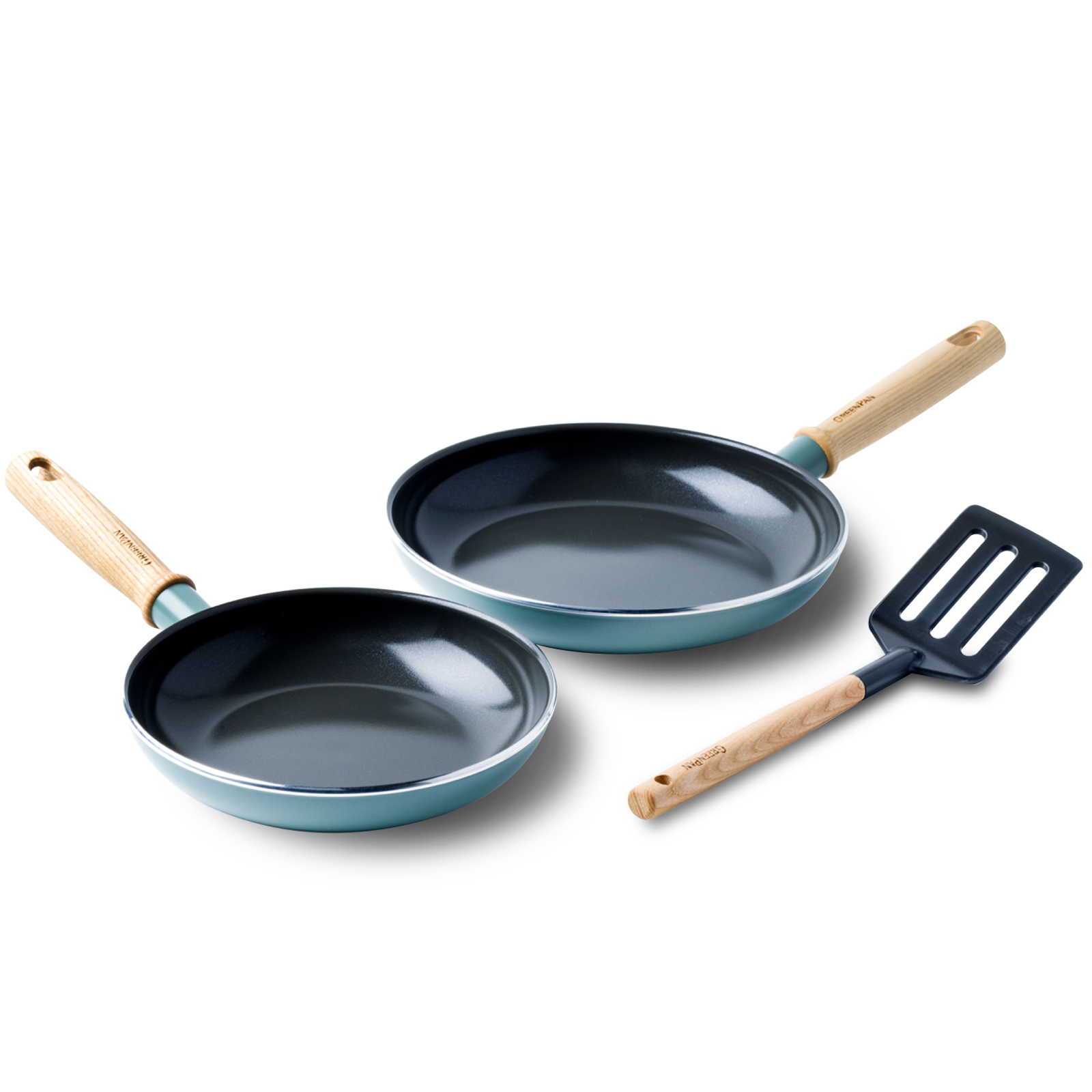 greenpan-mayflower-set-de-3-pi-ces-aluminium-forg-rev-tement-c-ramique-thermolon image 1