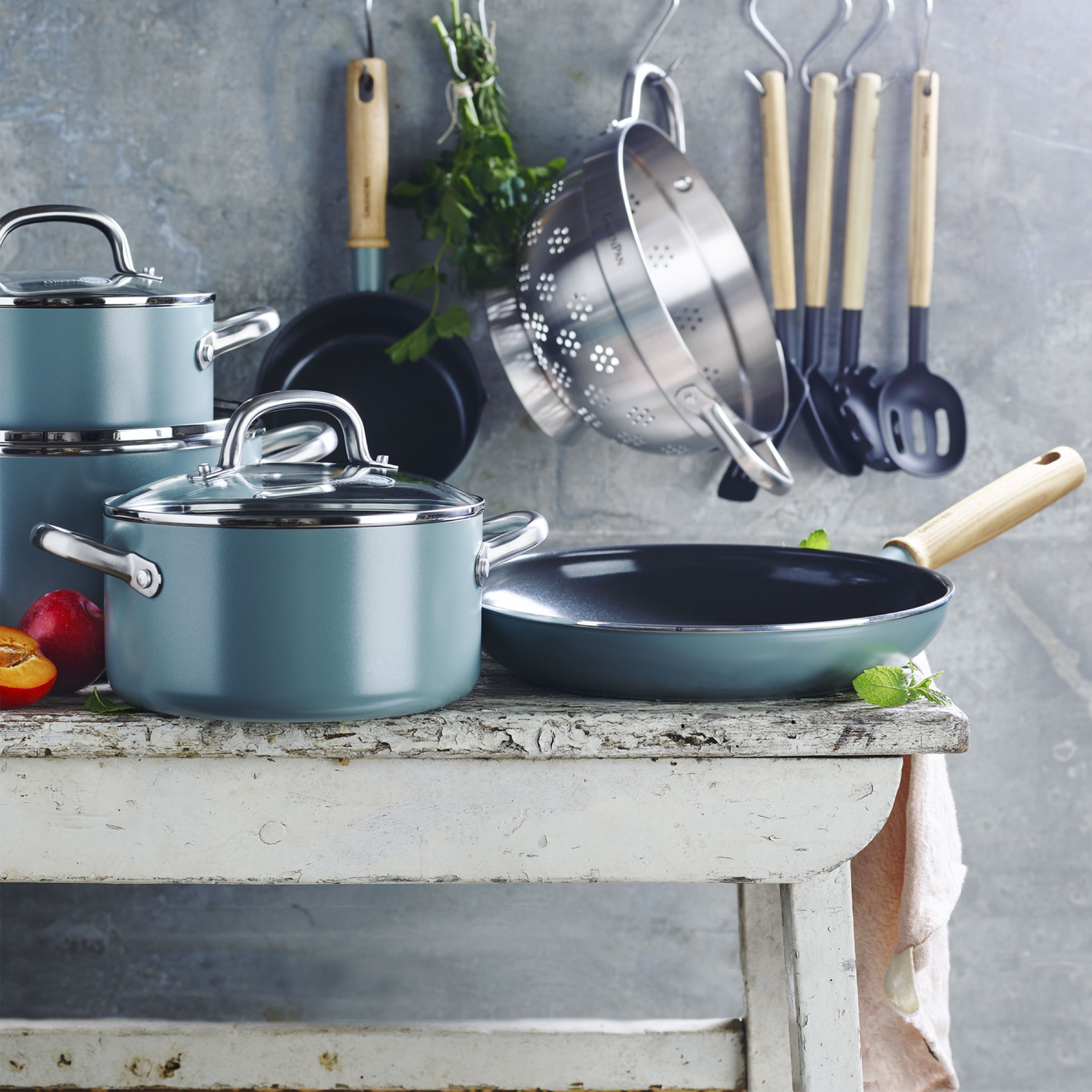 greenpan-mayflower-set-de-13-pi-ces-avec-couvercles-casseroles-et-po-les-inducti image 2