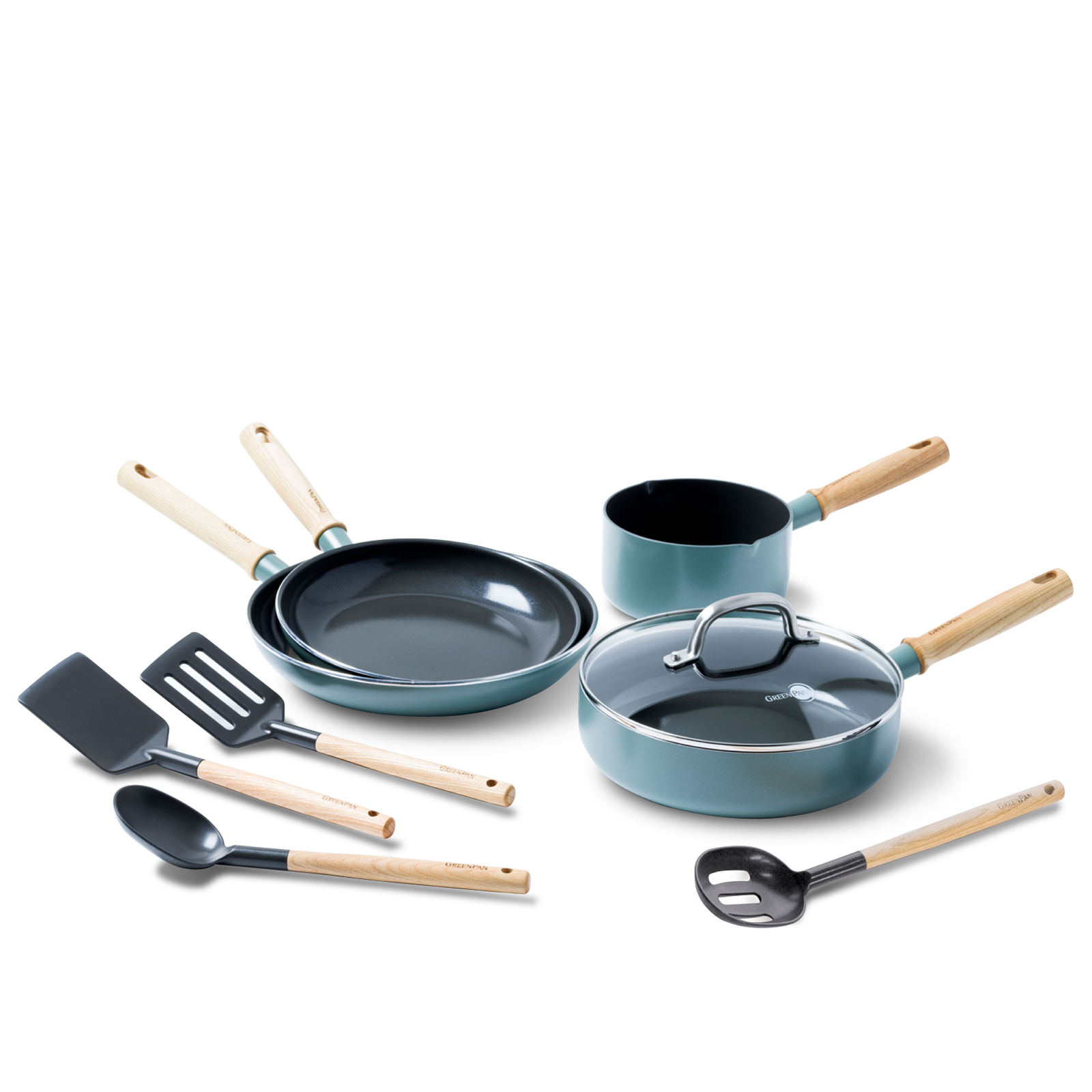 greenpan-mayflower-set-9-pi-ces-aluminium-forg-rev-tement-c-ramique-thermolon-in image 1