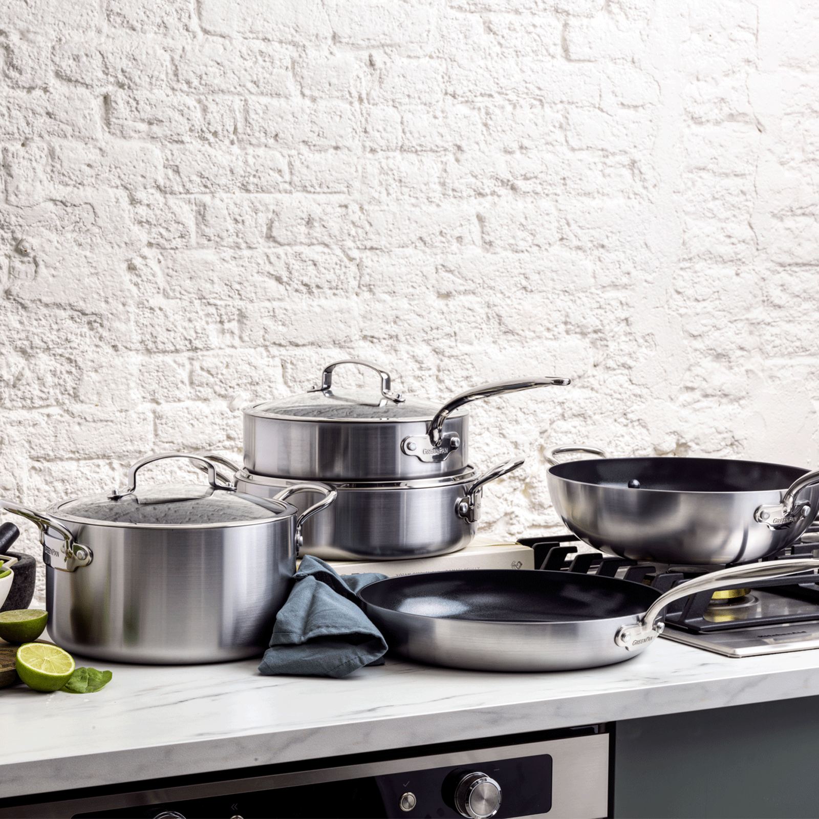 greenpan-barcelona-evershine-sauteuse-avec-couvercle-inox-3-couches-antiadh-sif- image 5