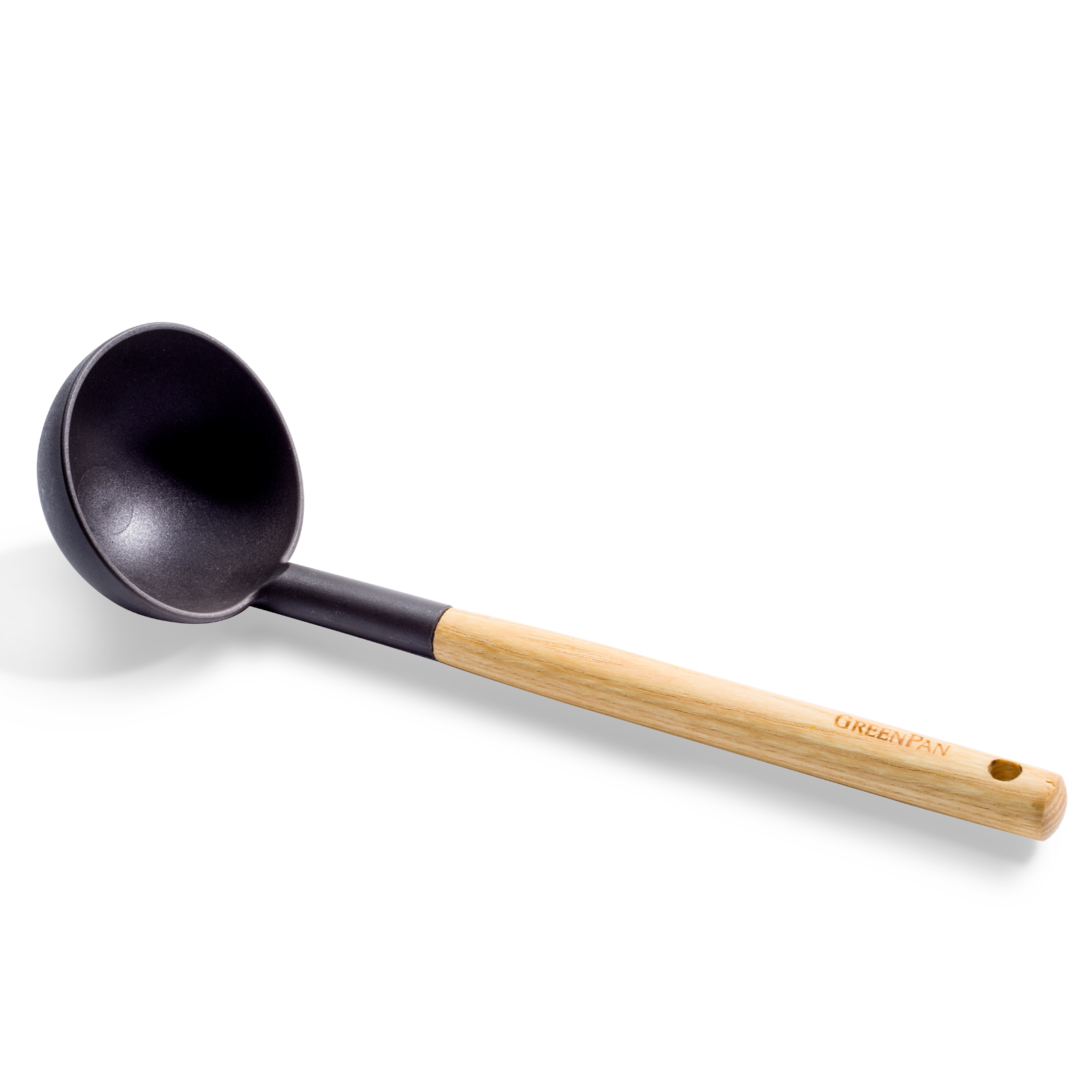 greenpan-mayflower-louche-en-nylon-avec-10-fibre-de-verre-et-manche-en-bois-de-f image 1