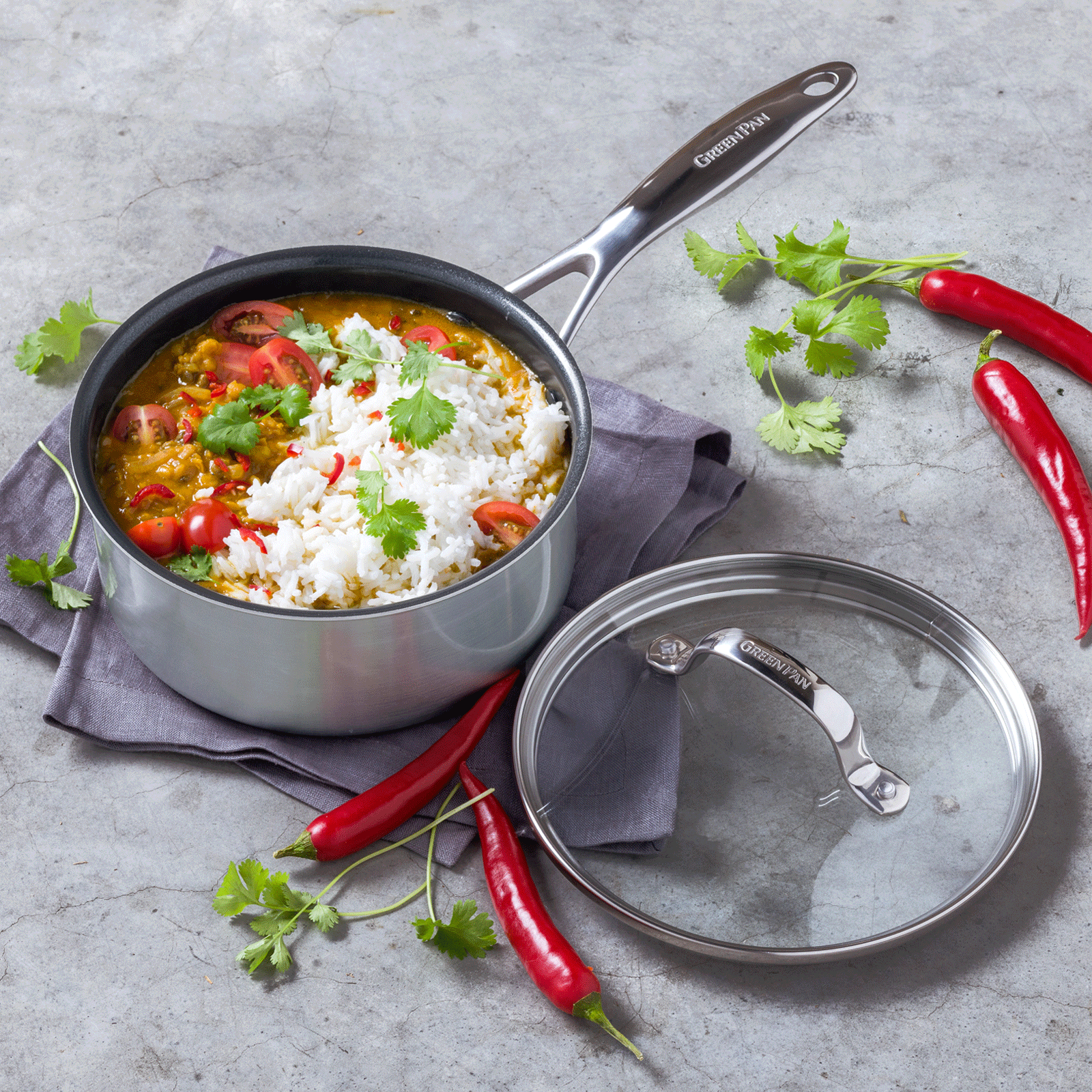 greenpan-venice-pro-evershine-casserole-avec-couvercle-aluminium-tremp-induction image 4