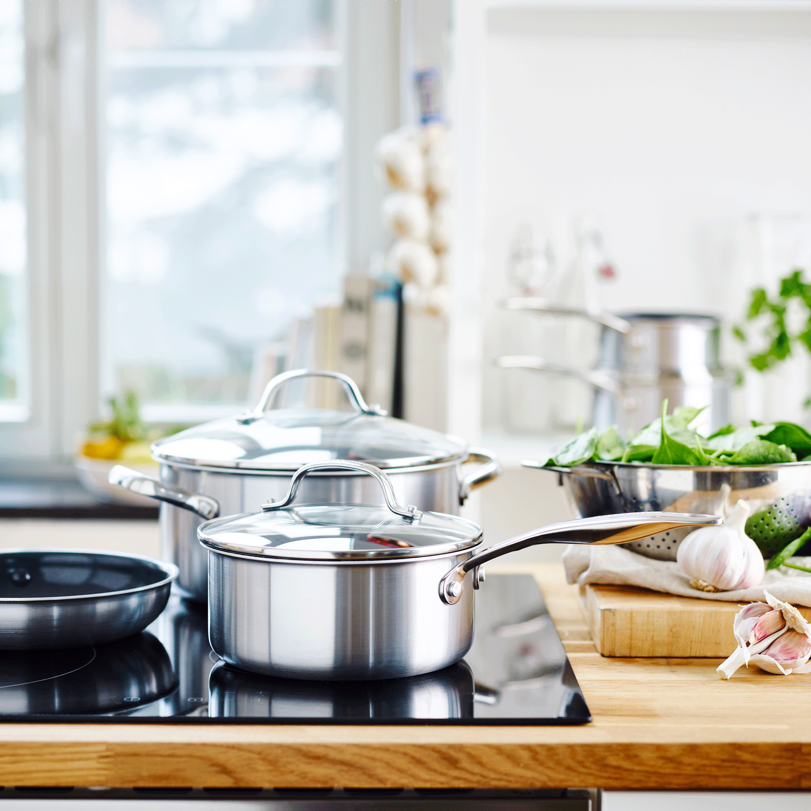 greenpan-venice-pro-evershine-casserole-avec-couvercle-aluminium-tremp-induction image 3
