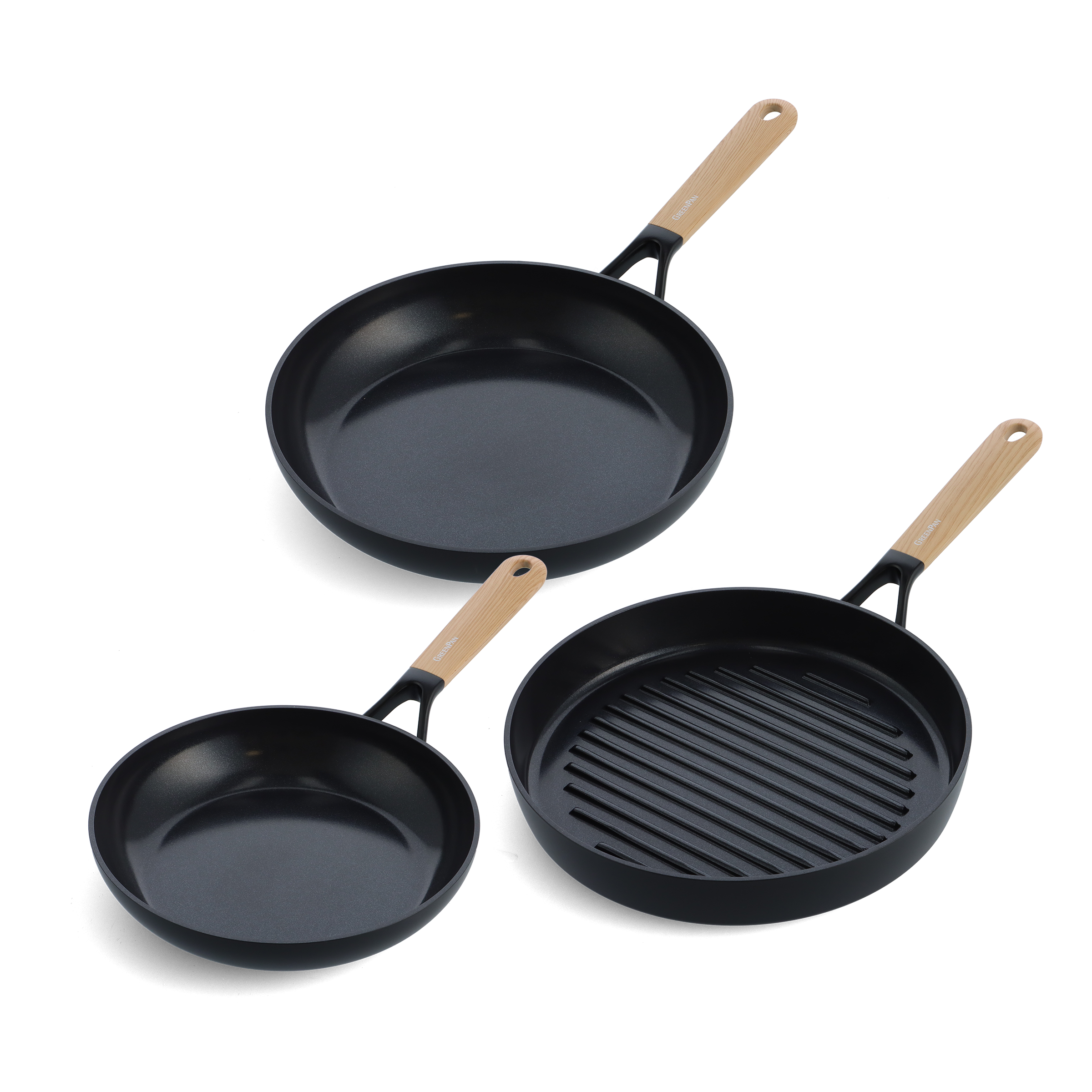 greenpan-eco-smartshape-set-3-pi-ces-light-wood-casseroles-antiadh-sives-durable image 1