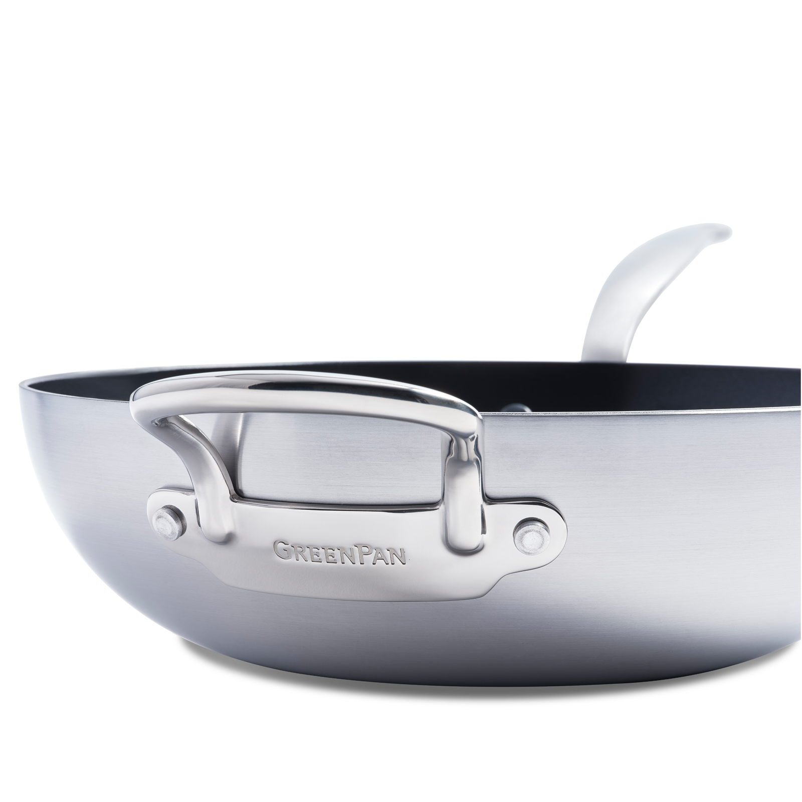 greenpan-barcelona-evershine-wok-30-cm-wok-inox-tri-plis-avec-poign-e-auxiliaire image 5