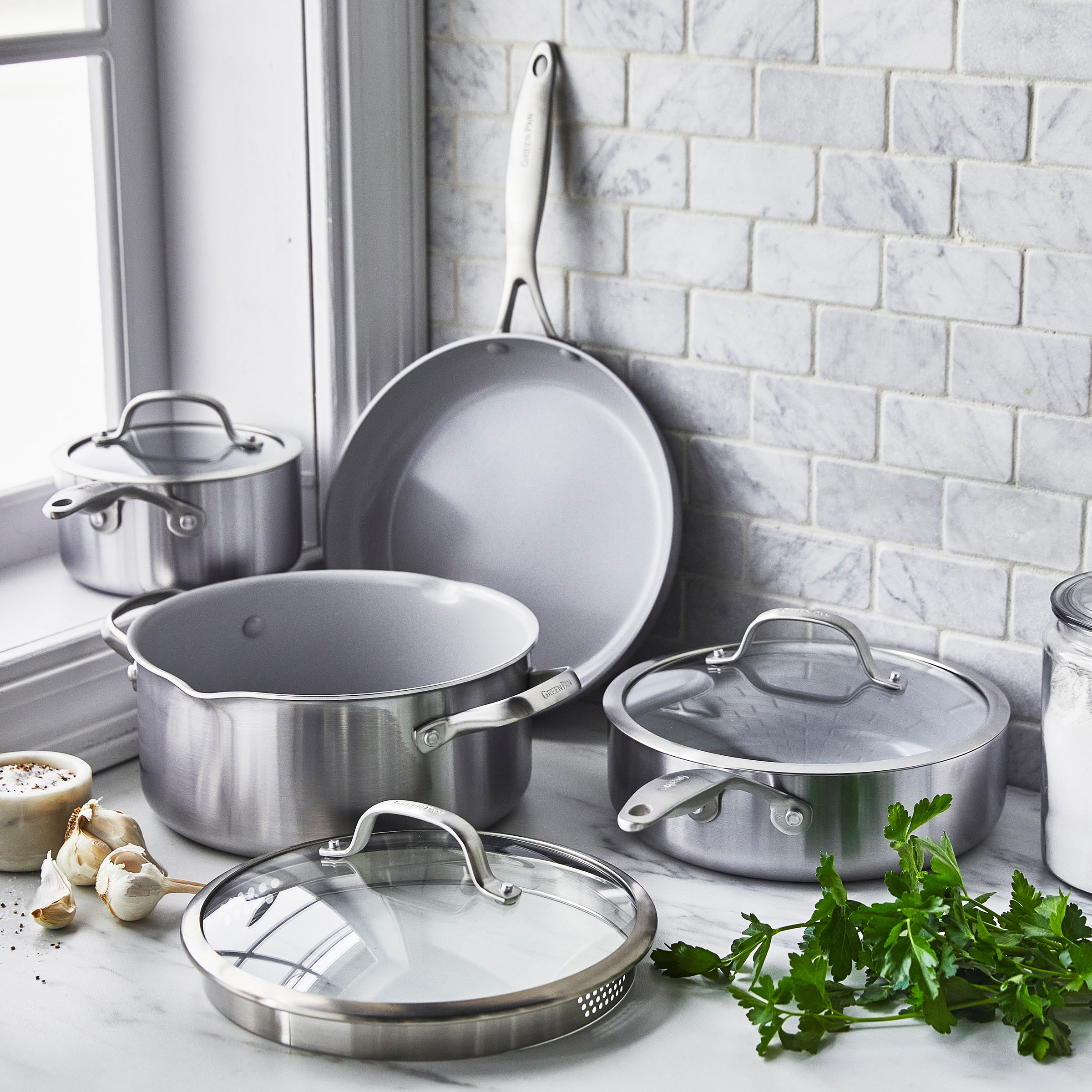 greenpan-venice-pro-evershine-set-de-7-pi-ces-inox-3-couches-anti-d-coloration-e image 2
