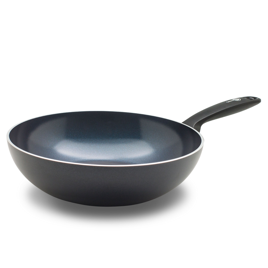 greenpan-torino-wok-28-cm-bords-droits-surface-de-cuisson-25-antiadh-sif-sans-pf image 1