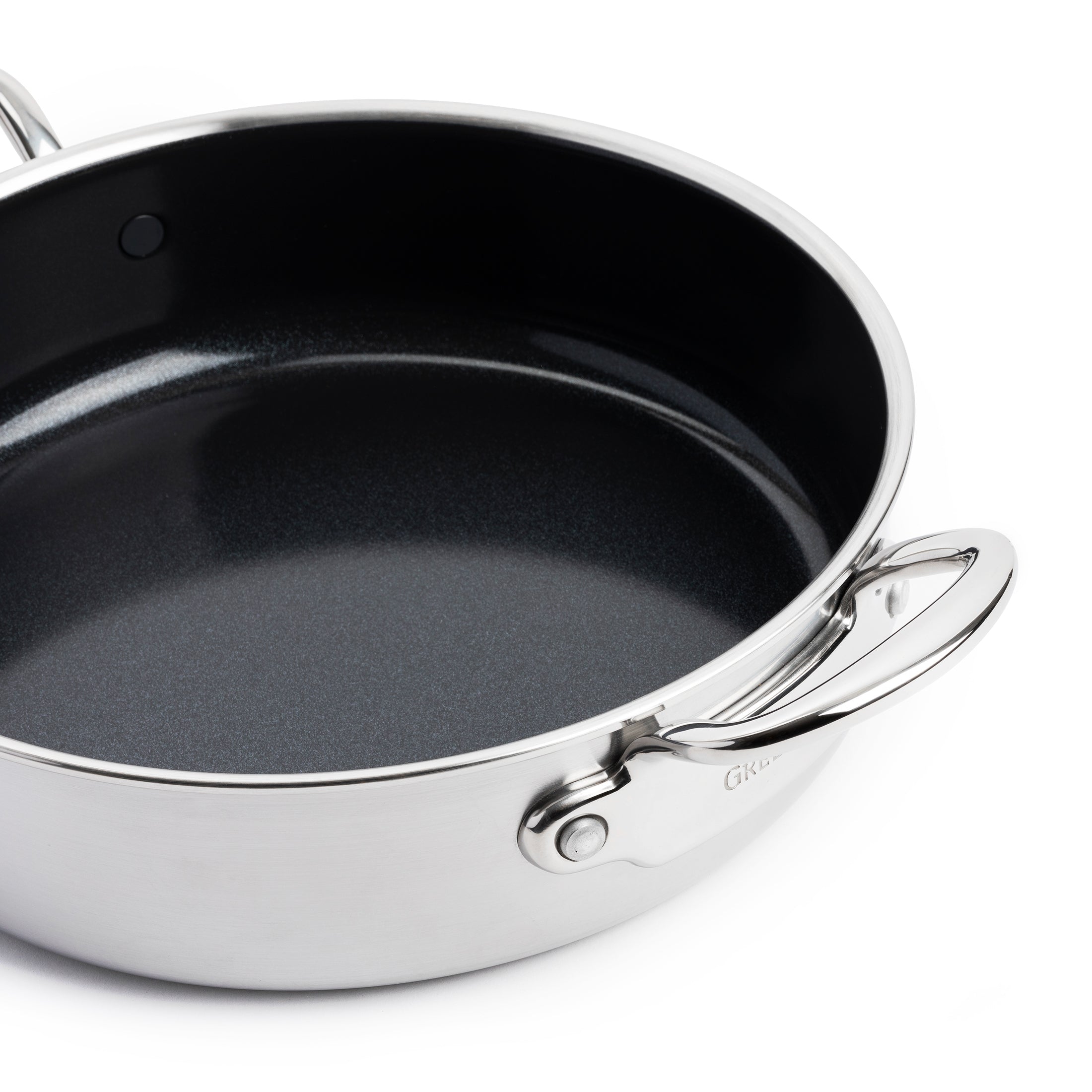 greenpan-premiere-sauteuse-26-cm-en-acier-inoxydable-3-couches image 5