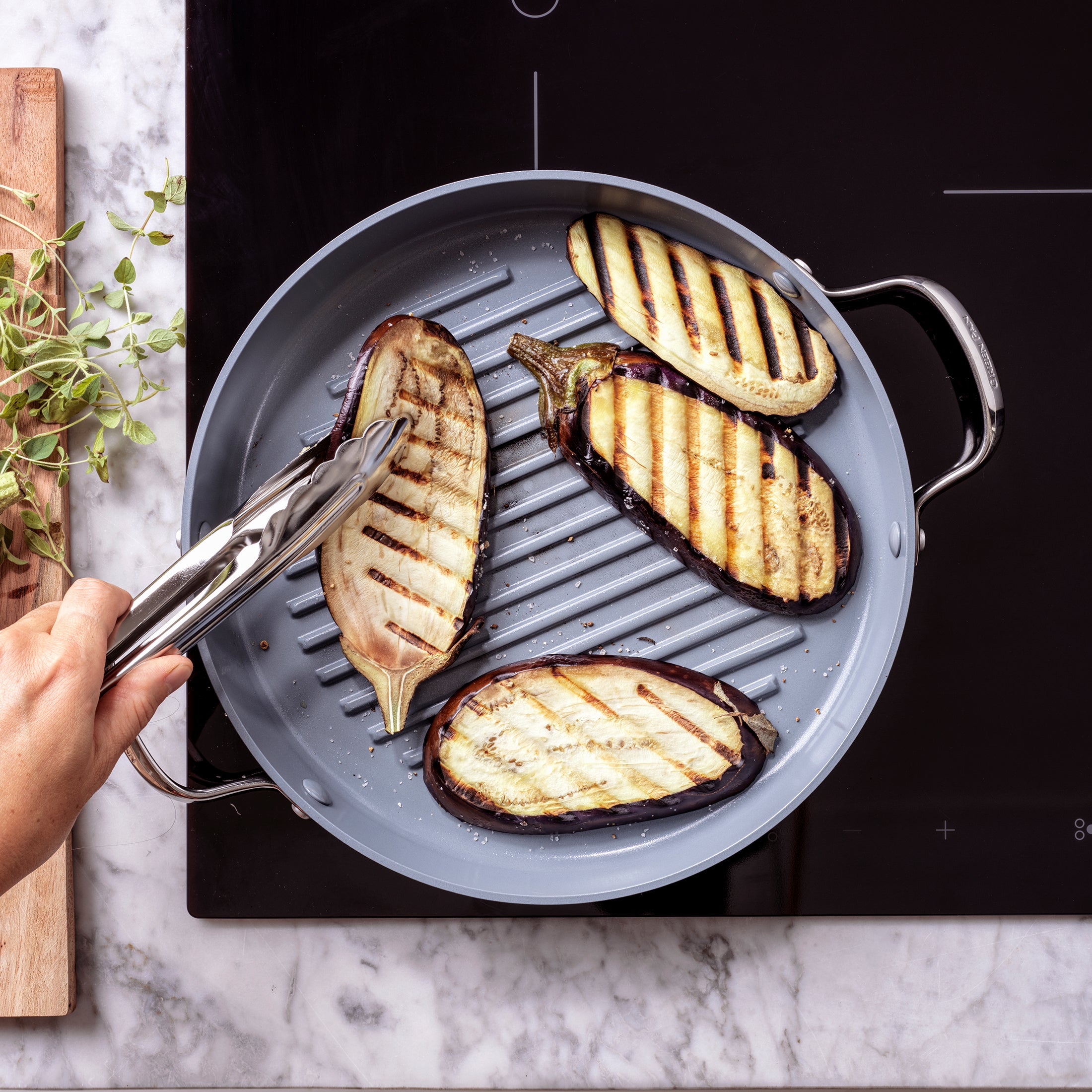 greenpan-venice-pro-po-le-grill-28-cm-ext-rieur-aluminium-anodis-dur-performance image 6